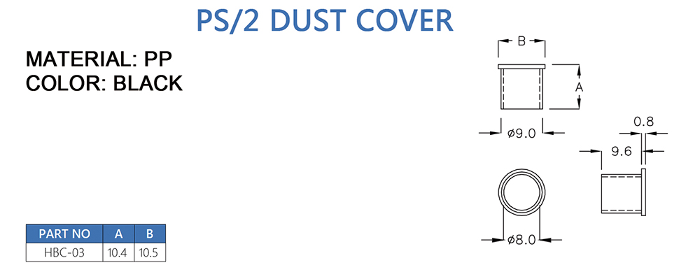 Dust cover HBC-03